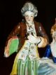 Antique Porcelain Victorian Couple Figurine Figurines photo 4
