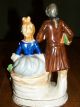 Antique Porcelain Victorian Couple Figurine Figurines photo 5