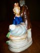 Antique Porcelain Victorian Couple Figurine Figurines photo 7