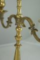 Antique Americana Brass Candlestick/holder Eagle Decor 2 Arm A Pair Metalware photo 7