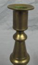 Pair Of Early Push - Up Brass Candlesticks/holders Metalware photo 4