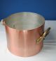 Antique Huge Heavy Belgian Copper / Brass Pot Diameter 13 1/2 Thickness 3,  5 Mm Metalware photo 2