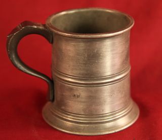 Antique Pewter Imperial 1/2 Pint Mug photo