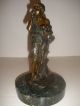 Antique Listed Franz Iffland German 19/20thc Boy Bronze Sculpture Metalware photo 9