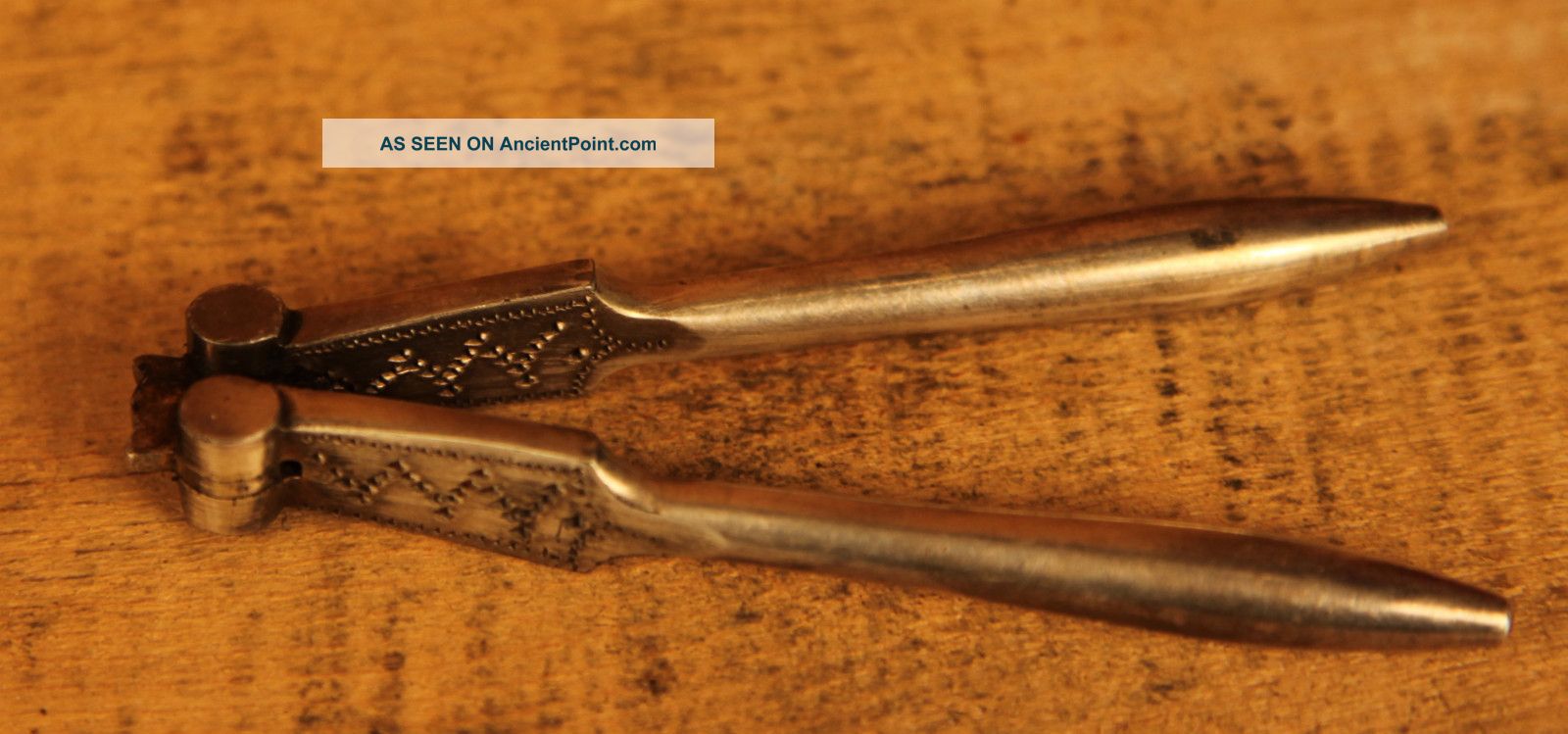 Antique 19th Century Metal Nut Cracker Metalware photo