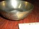 Vintage Heavy Solid Brass Ornately Carved Ceremonial Bowl Metalware photo 6