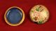 Antique Cloisonne Round Brass Box With Lid Metalware photo 1