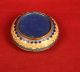Antique Cloisonne Round Brass Box With Lid Metalware photo 4