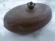1800s Antique Hot Water Bottle Sled Warmer Copper Brass All Stopper Cap Metalware photo 3