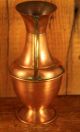 Antique Ornate Copper And Brass Pouring Jug Metalware photo 2