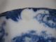 Large Flow Blue Serving Bowl - Dahlia - Upper Hanley Pottery Bowls photo 3