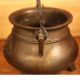 Antique Circa 1954 Bronze Bean Pot Metalware photo 2