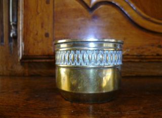 Antique French Brass Gilded Planter / Garden Pot photo