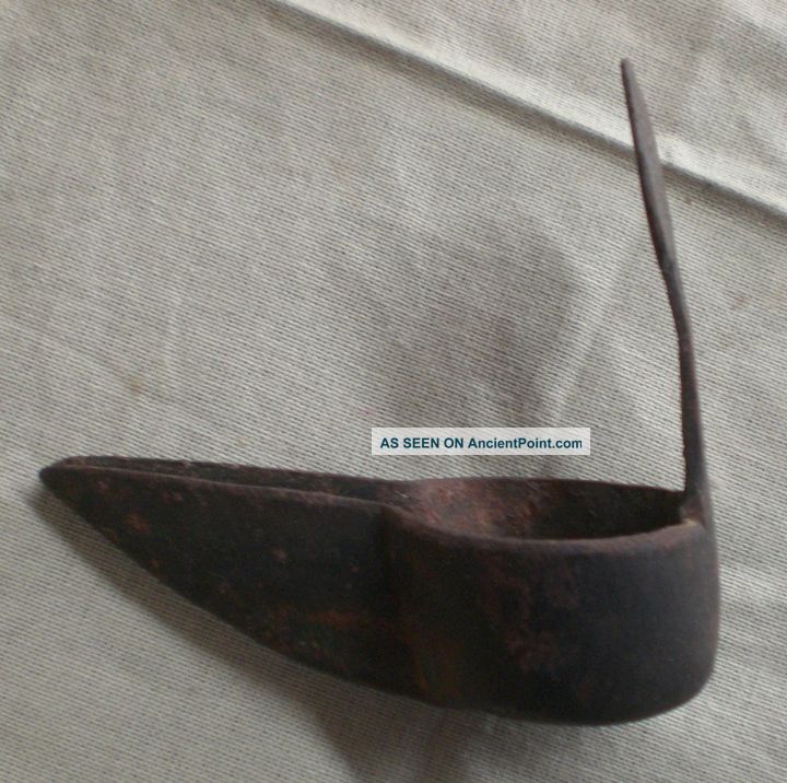 Early Lighting Antique Candle Holder And Hangar Metalware photo