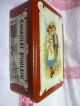 Vintage French Advert Chocolate Box Illustrated : Poulain Metalware photo 1