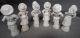 6 Germany Porcelain Antique Figurines Miniatures 1890s Boys Girls Fairing Figurines photo 3