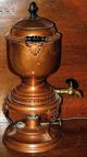 Antique Magnificent Manning Bowman & Co.  Handworked Copper,  Brass & Wood Samovar Metalware photo 1