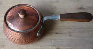 Antique Hammered Copper Pot photo