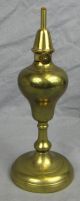 18th - 19th Century Heavy Brass Whale Oil Lamp Marked - Gardon? Metalware photo 1