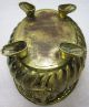 Old Antique Ornate Brass Lion ' S Head Handles Planter Oval Centerpiece Claw Feet Metalware photo 2