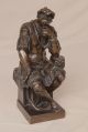 Fine Antique 19th Century Bronze Sculpture,  Lorenzo Di Medici After Michelangelo Metalware photo 3