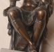 Fine Antique 19th Century Bronze Sculpture,  Lorenzo Di Medici After Michelangelo Metalware photo 7