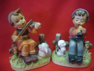 Vintage Boy & Girl Figurines 
