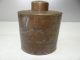 Antique Old Solid Copper Ornate Is & Sr 9 Metal Bottle Container Collectibles Metalware photo 11