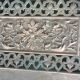 Vintage Very Old Copper Fancy Filigree Open Work Plaque Architecture Metalware photo 5