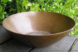 Antique Arts & Crafts Era Signed Kalo Hand Hammered Copper Bowl Circa 1915 photo