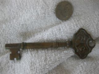 Antique Brass Metal Key 4 