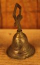 Vintage Brass Engraved Bell Metalware photo 1