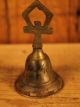 Vintage Brass Engraved Bell Metalware photo 2