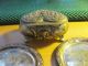 Vintage Heart Metal Box And Two Round Coasters Metalware photo 3