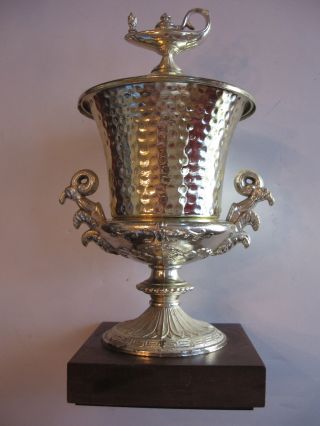Old Trophy (silverplated) ? & Heavy 14 