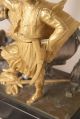 Fine Antique French Empire Gilt Bronze Equestrian Sculpture Statue Zouave C.  1860 Metalware photo 10