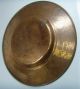 1800s Antique Islamic Ottoman Engraved Inscription Copper Wall Plate 43878 Metalware photo 3