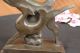 Signed Milo Modern Art Abstract Deer Buck Stag Bronze Art Deco Sculpture Statue Metalware photo 5