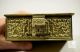 German Finely Detailed Wood Lined Brass Lock Box By Erard Metalware photo 10
