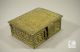 German Finely Detailed Wood Lined Brass Lock Box By Erard Metalware photo 1