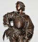 A.  Carrier Belleuse Bronze Sculpture Signed Metalware photo 10