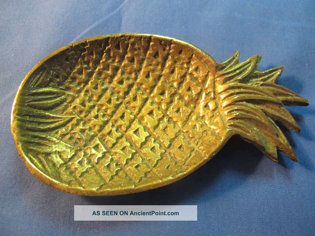 Mini Brass Pineapple Tray/dish Metalware photo