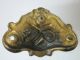 Antique Victorian Ornate Pediment Ornament Architectural Vintage Brass Mandolin Metalware photo 1