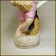 19th Century Figurine Hard Paste Porcelain Field Hand Gathers Wheat Figurines photo 3