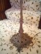 Antique Iron Deco Victorian Candelabra Style 2 Socket Floor Lamp Lamps photo 4