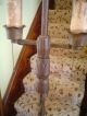 Antique Iron Deco Victorian Candelabra Style 2 Socket Floor Lamp Lamps photo 7