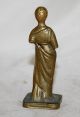 Antique Statue Sculpture Figurine Bronze Venus Caesaria Israel Circa 1960s Metalware photo 2