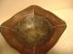 Vintage Iranian Hand Made Hammered Heavy Copper Bowl Metalware photo 2