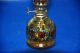 Oil Lamp Glass Small Multi Colored Vintage Never Burned Lamps photo 2