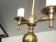 Antique Solid Brass Electric Metal Table Lamp Light Old Lamps photo 9